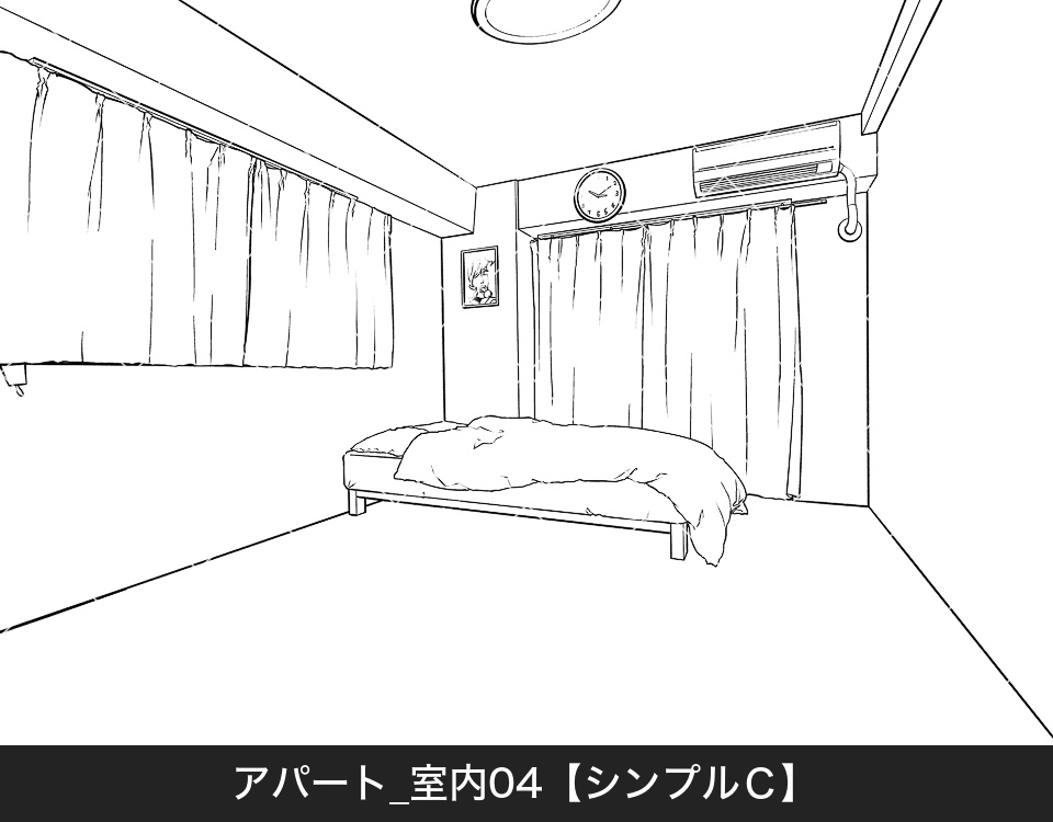 アパート室内4(アタリ付き)