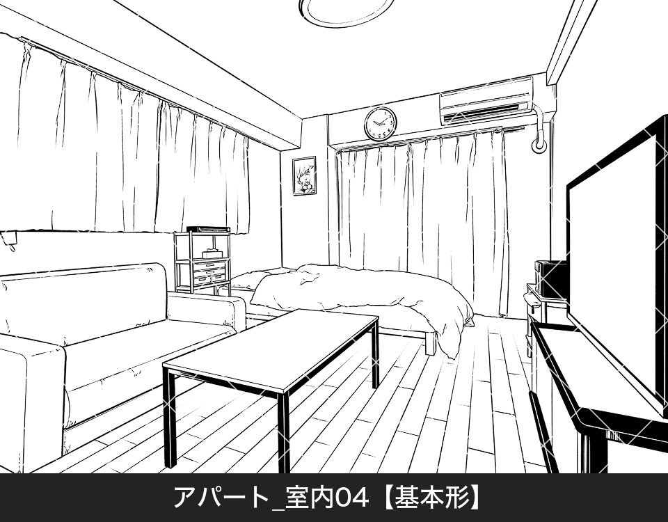 アパート室内4(アタリ付き)