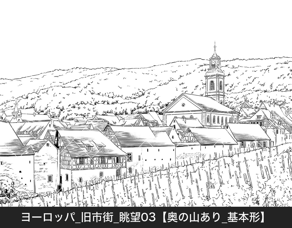ヨーロッパ・旧市街の眺望3