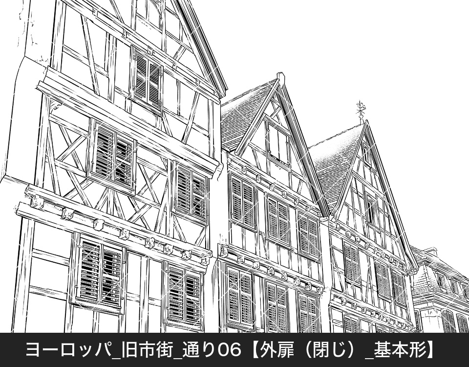 ヨーロッパ・旧市街の通り6