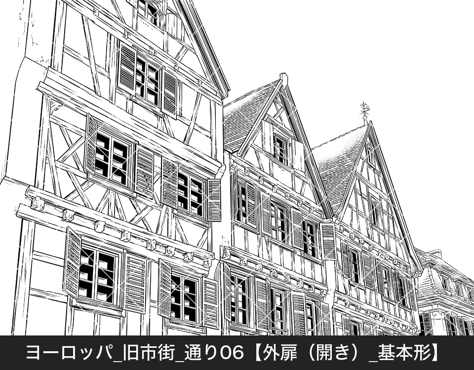 ヨーロッパ・旧市街の通り6