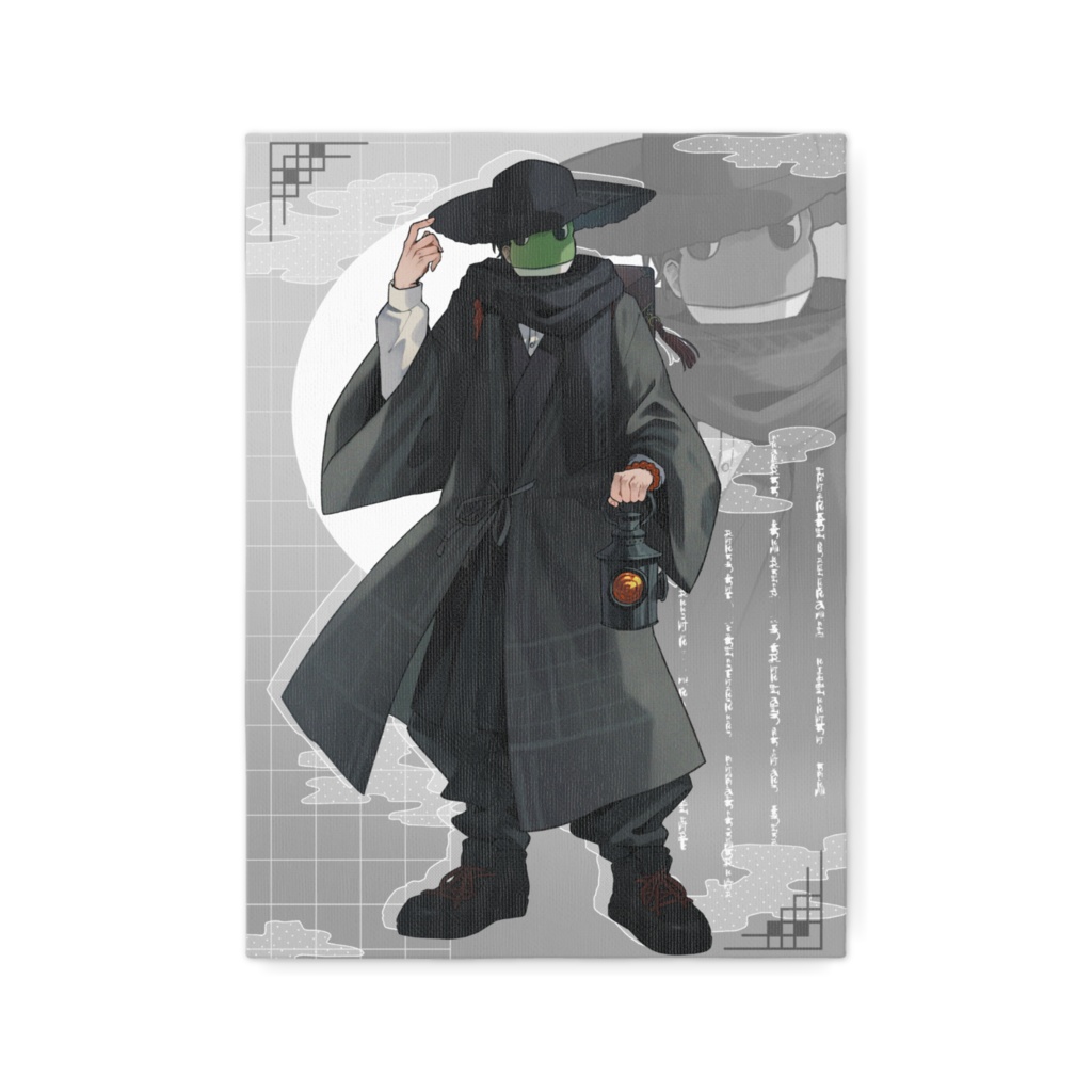 蛙野、ムーさん│キャンバス 【サイズ:F4】