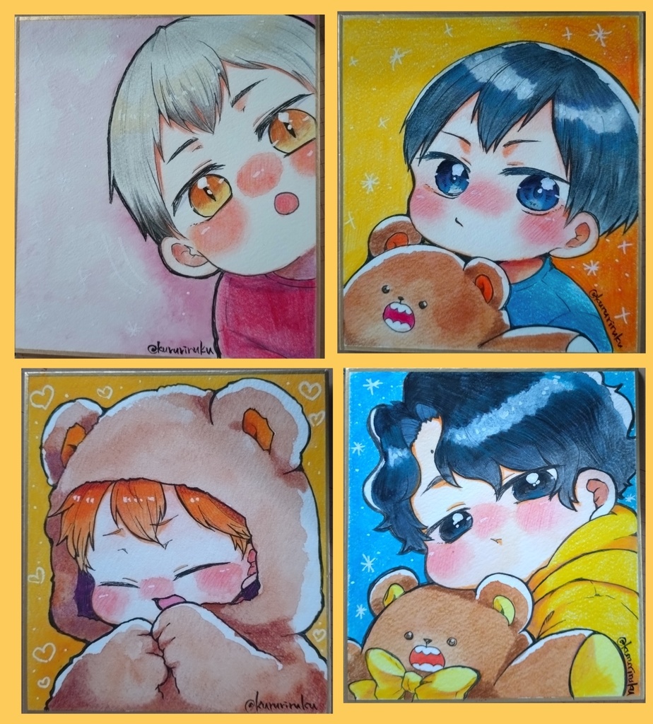 ミニ色紙(原画)