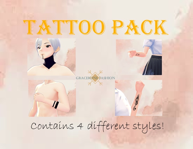 Vroid - Tattoo Pack Texture