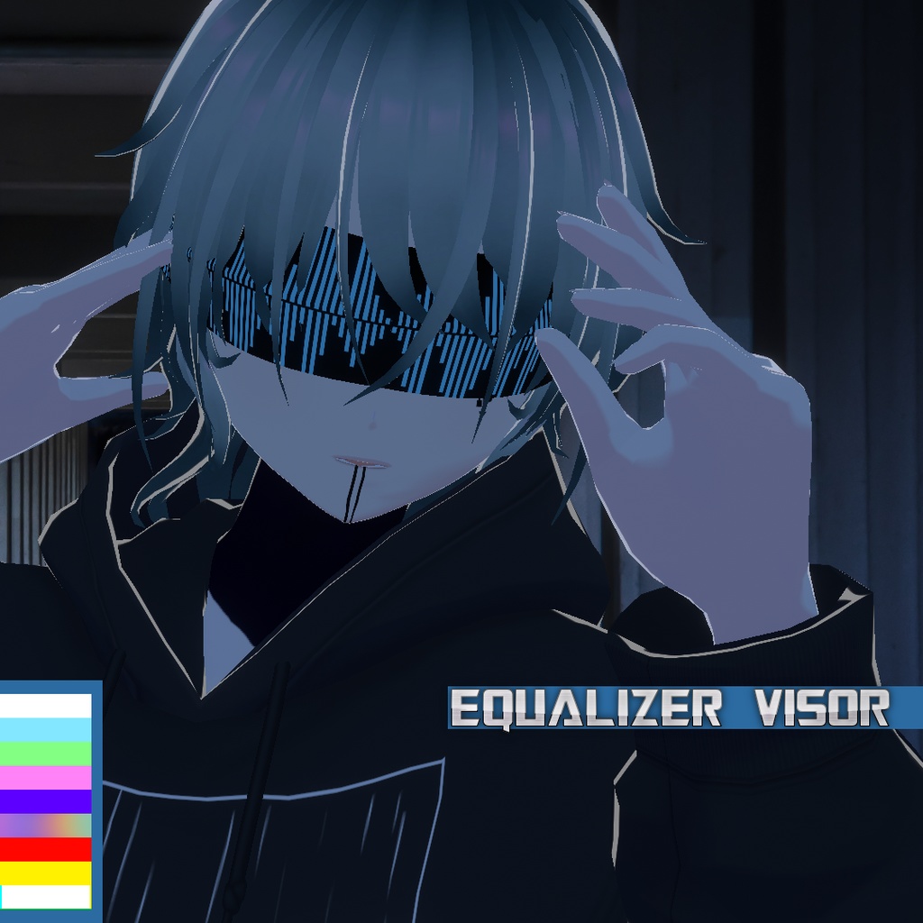 Equalizer Visor - Vroid Texture and Preset