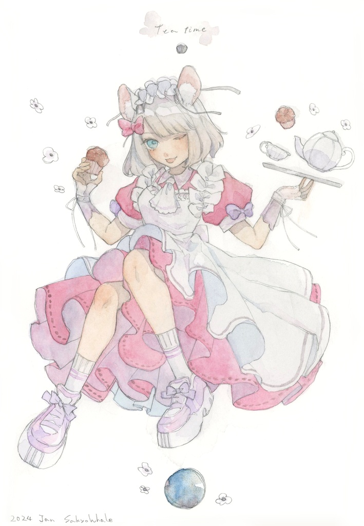 【原画】Tea time.