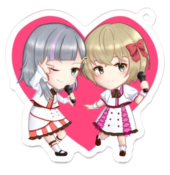 【りえめいミニFF 】推しペアアクリルキーホルダー