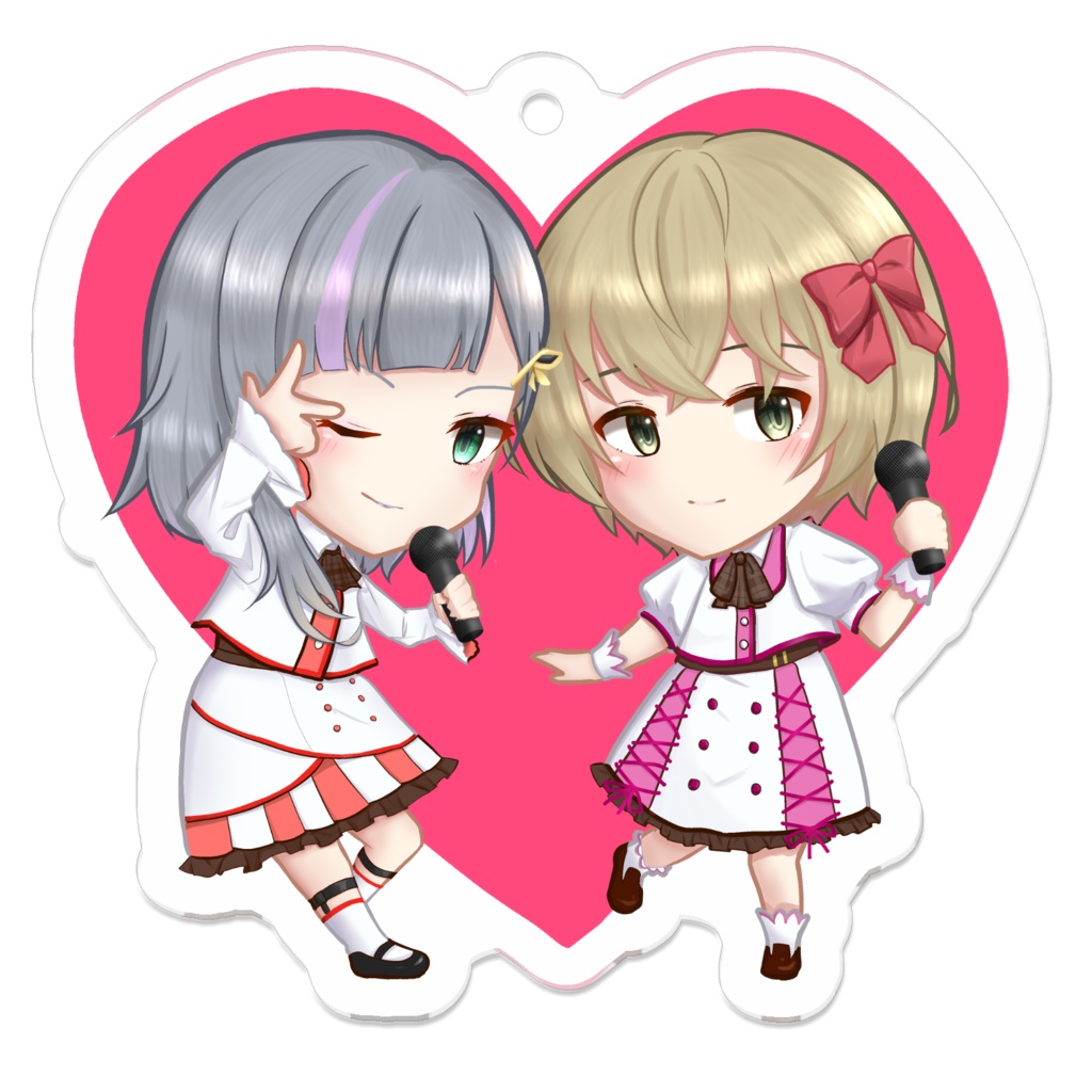 【りえめいミニFF 】推しペアアクリルキーホルダー