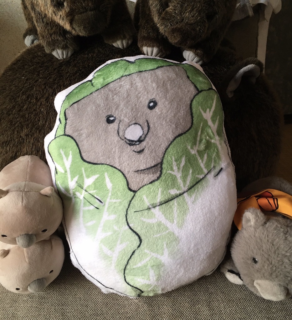 おくるみウォンクッション