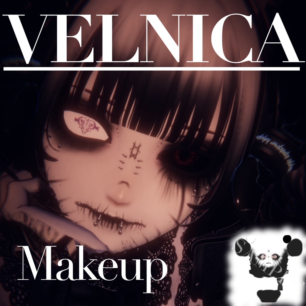 【free】悪魔ちゃんメイクテクスチャ【Velnica】