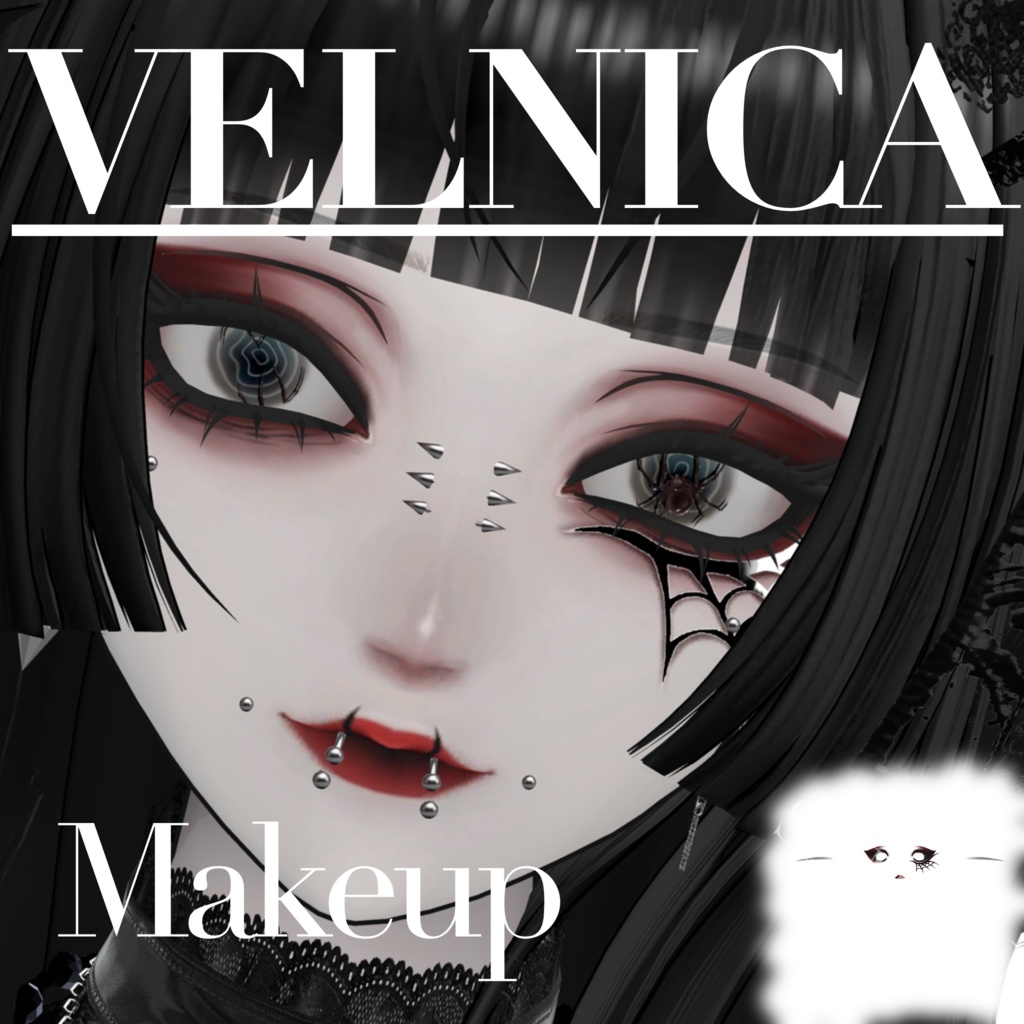 【Free】ハロウィンメイクテクスチャ simple【Velnica】