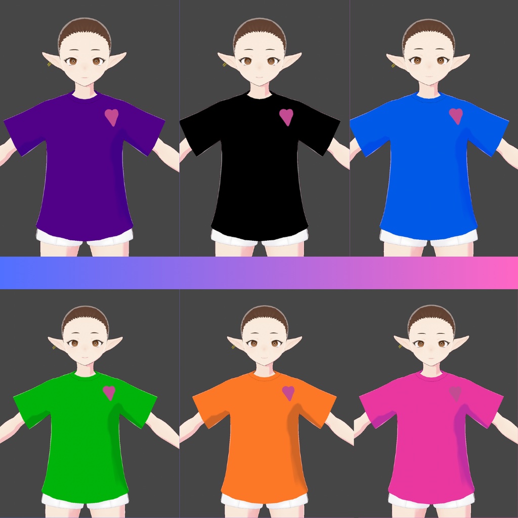 Heart and Teddy T-shirt Pack