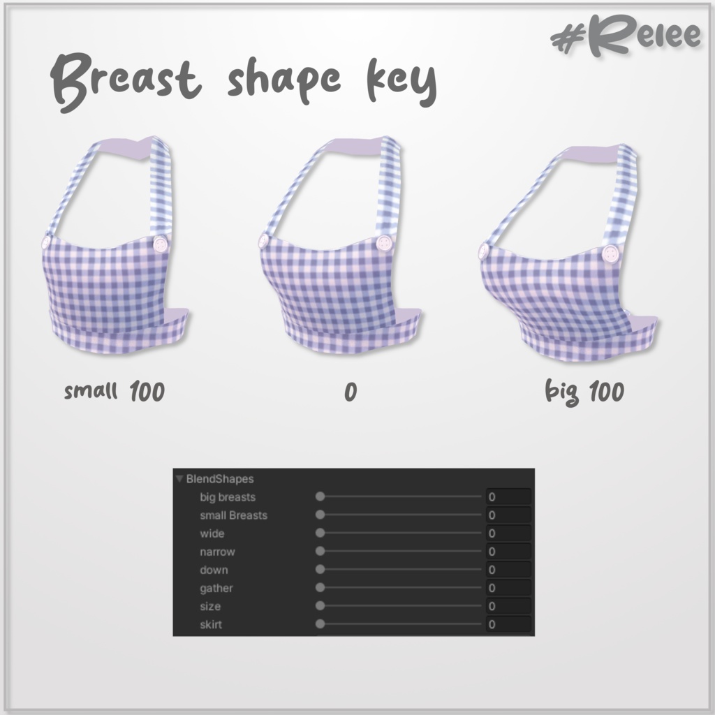 【Chocolat update】【PB】【14 Avatars】 Sweet Apron