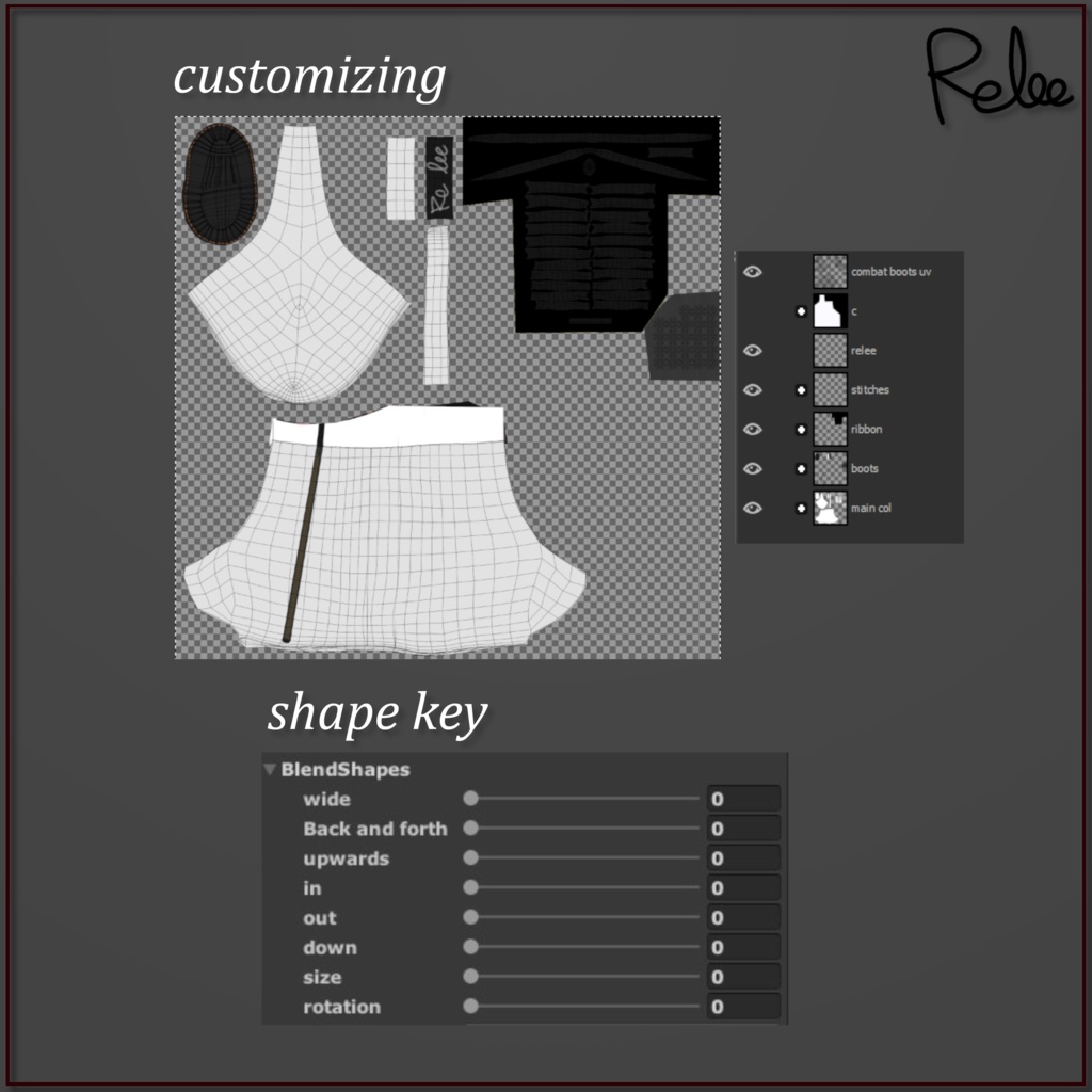 【Milltina update】【PB】【VRC】 Combat boots