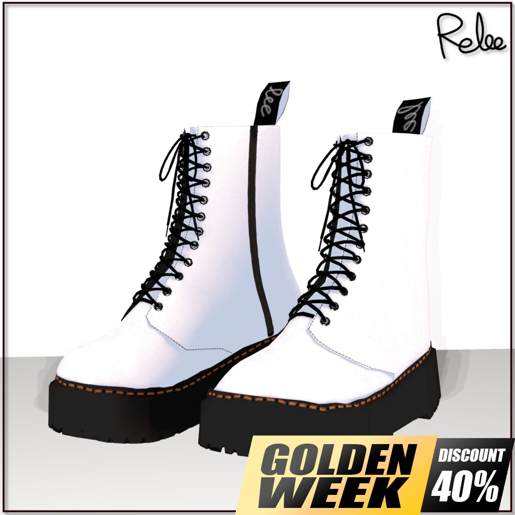【Milltina update】【PB】【VRC】 Combat boots 