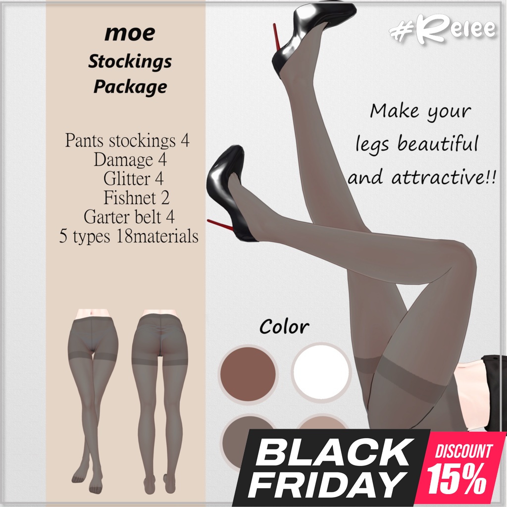 ✨Blackfriday SALE✨💋『Lingerie / Stockings / Garterbelt』 for Moe 萌