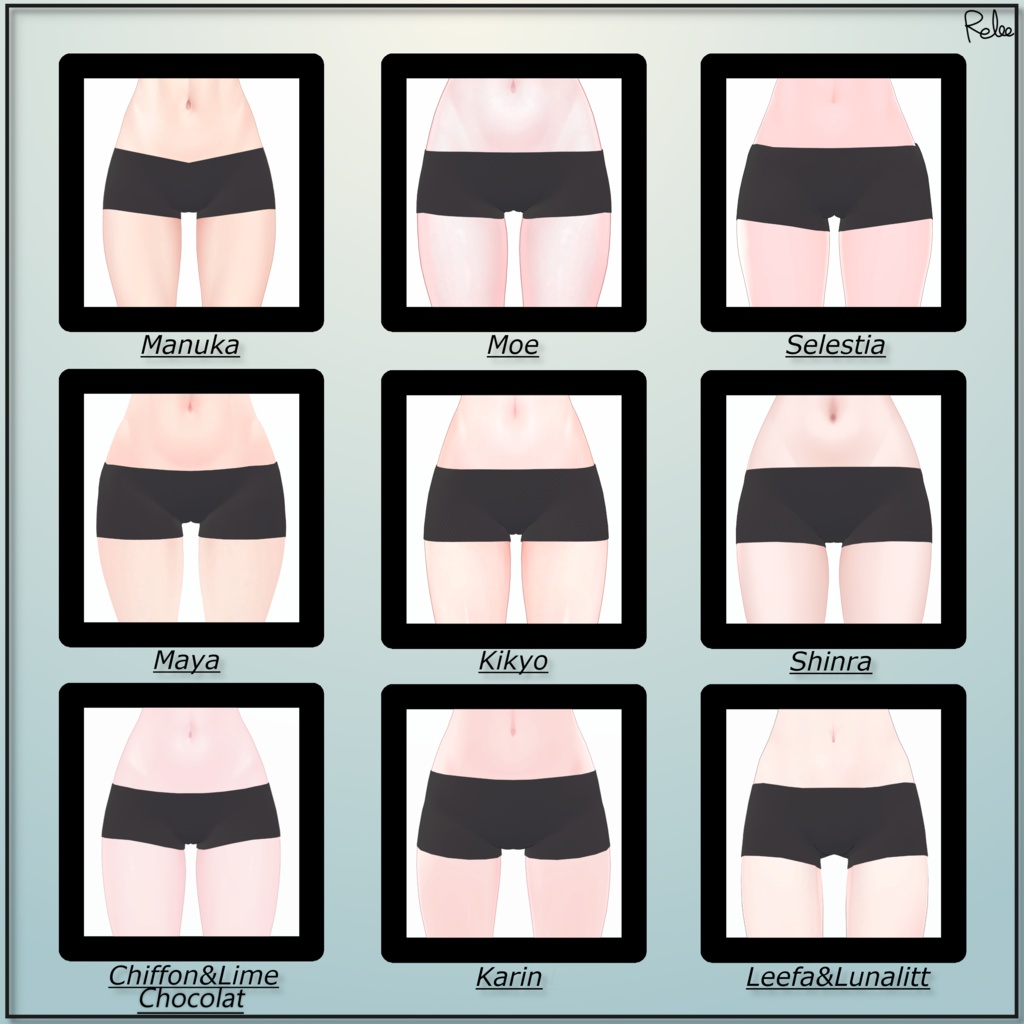 【Lumina update】【22 Avatars】 Underpants ペチパン 속바지