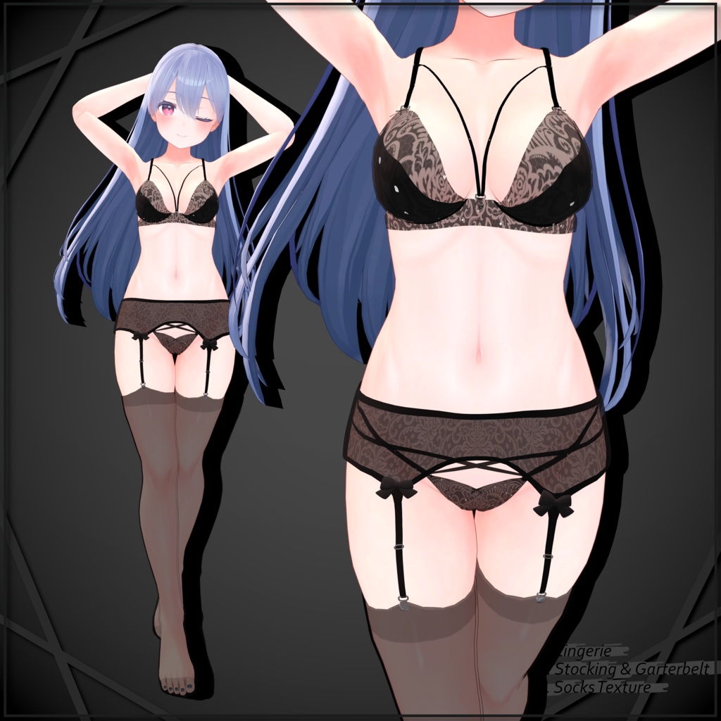 💋『Lingerie / Stockings / Garterbelt』 for Kikyo 桔梗