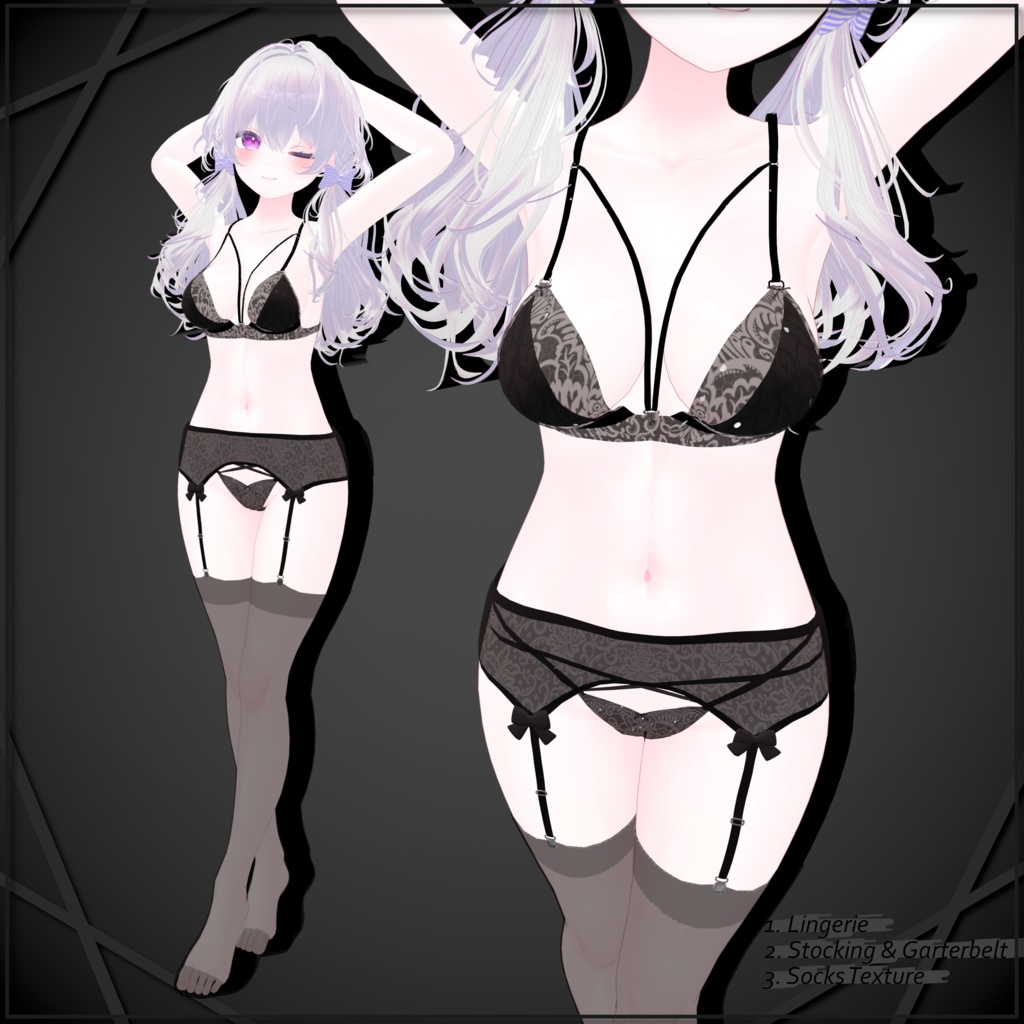 💋『Lingerie / Stockings / Garterbelt』 for Chocolat & Chiffon & Lime シフォン&ライム