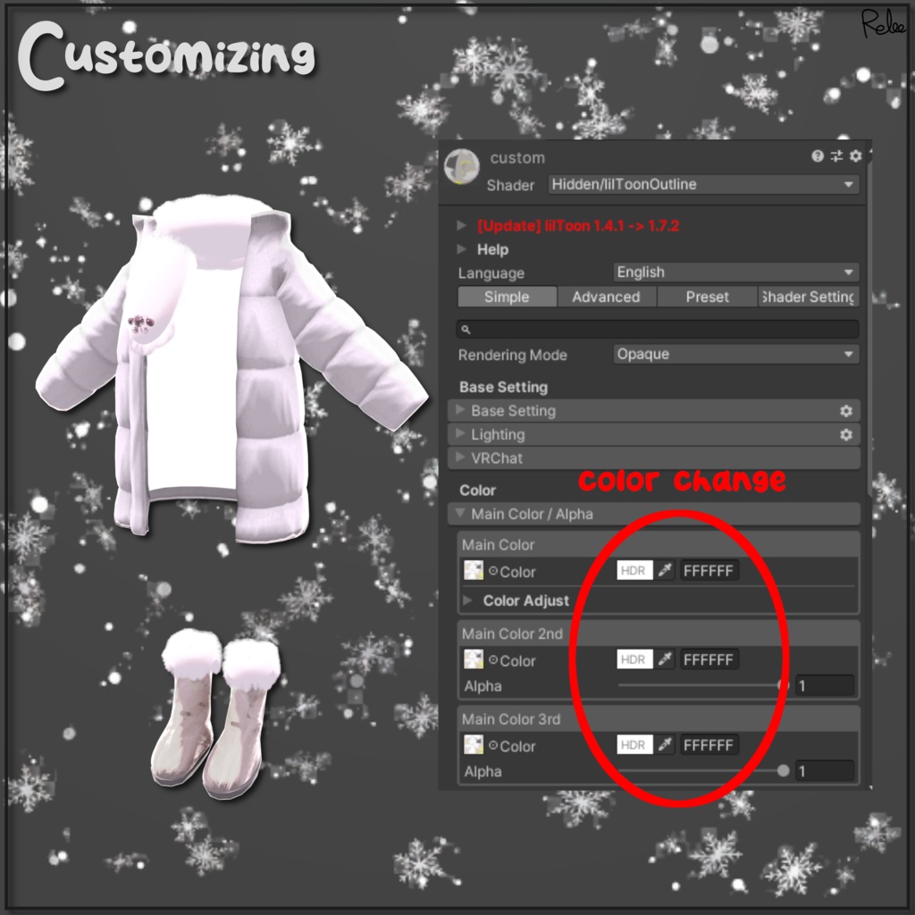 【Chocolat update】『Daily Long Puff』 【13 Avatars】