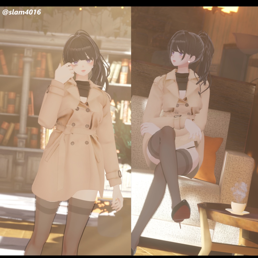 【Milfy update】【Animation】【PB】『Trench Coat』【15 Avatars】