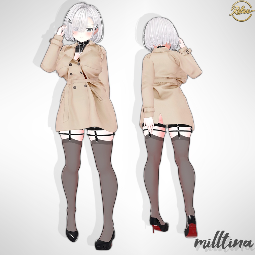 【Milfy update】【Animation】【PB】『Trench Coat』【15 Avatars】