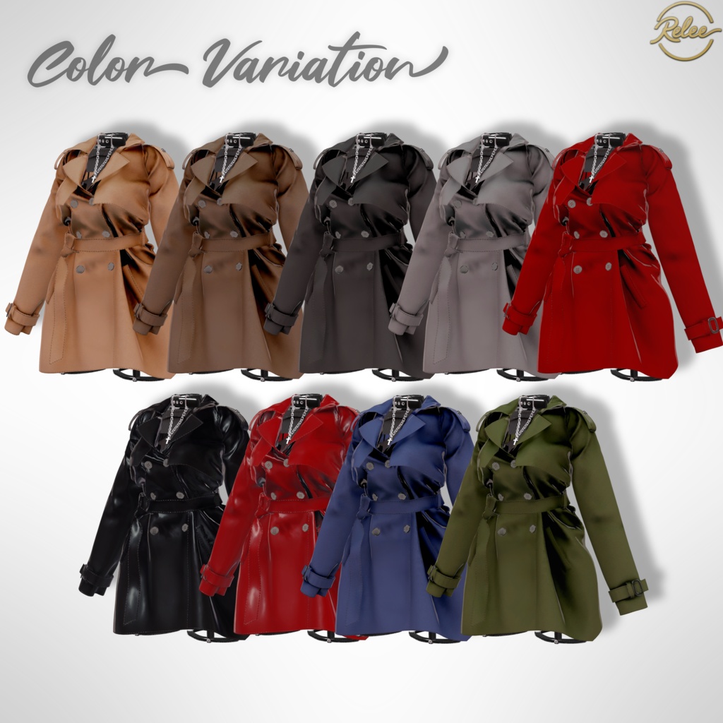 【Milfy update】【Animation】【PB】『Trench Coat』【15 Avatars】