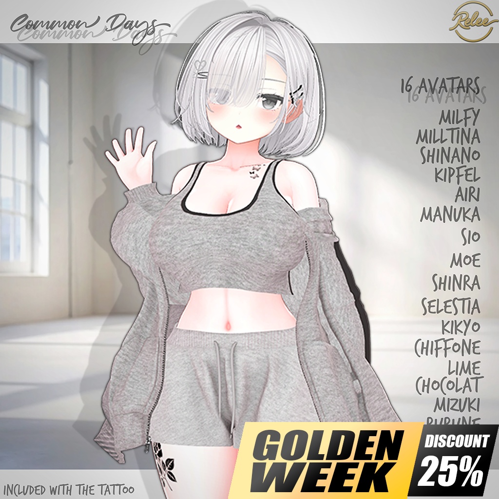 ✨【KUMALY update】✨【PB】『Common Days』【22 Avatars】