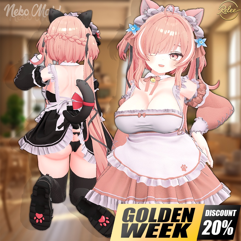 ✨【KUMALY update】✨【PB】『Neko Maid』【22 Avatars】