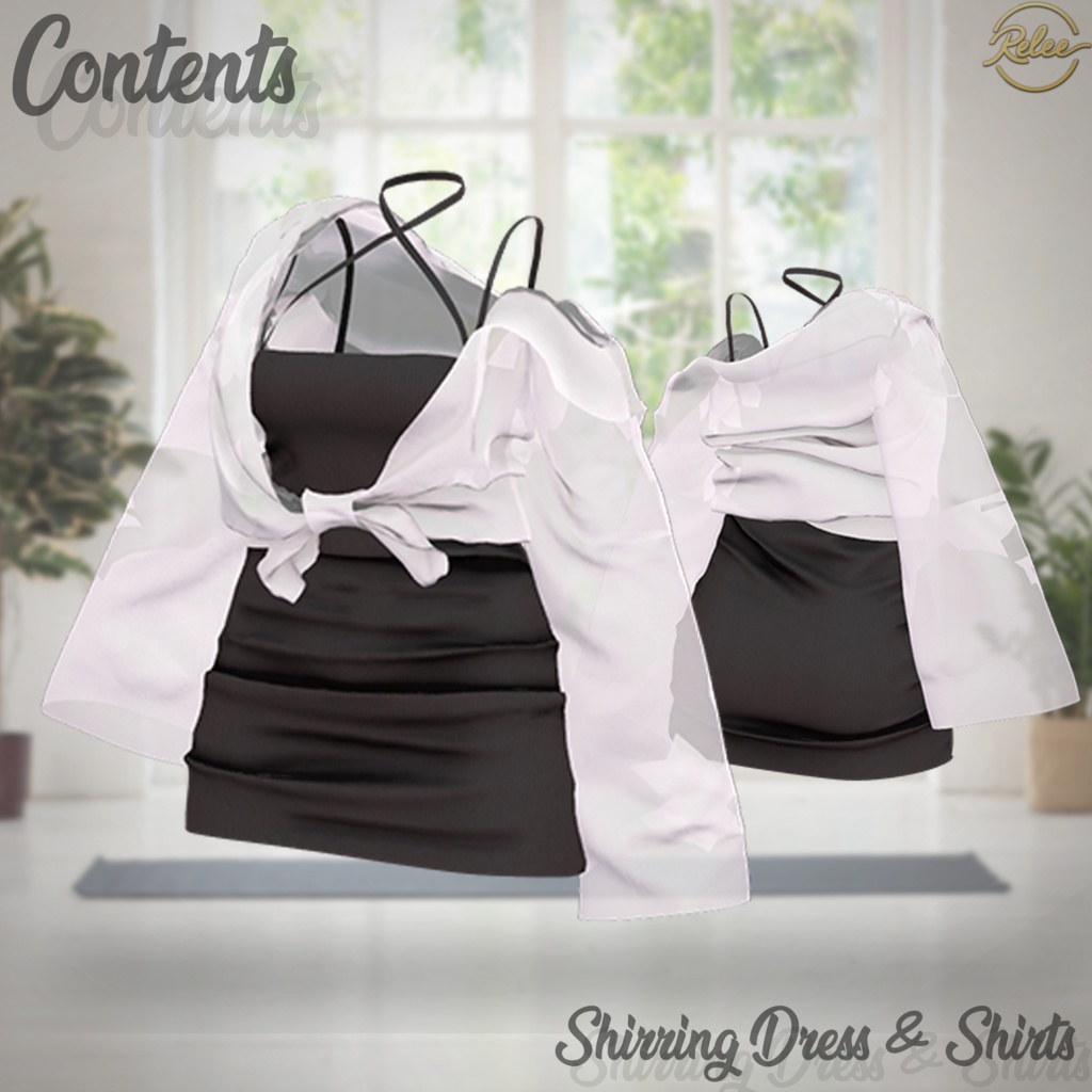 ✨GOLDEN WEEK SALE✨【Mizuki, Rurune update】【PB】『Shirring_Dress&Shirts』【14 Avatars】