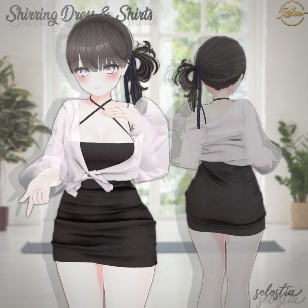 ✨GOLDEN WEEK SALE✨【Mizuki, Rurune update】【PB】『Shirring_Dress&Shirts』【14 Avatars】