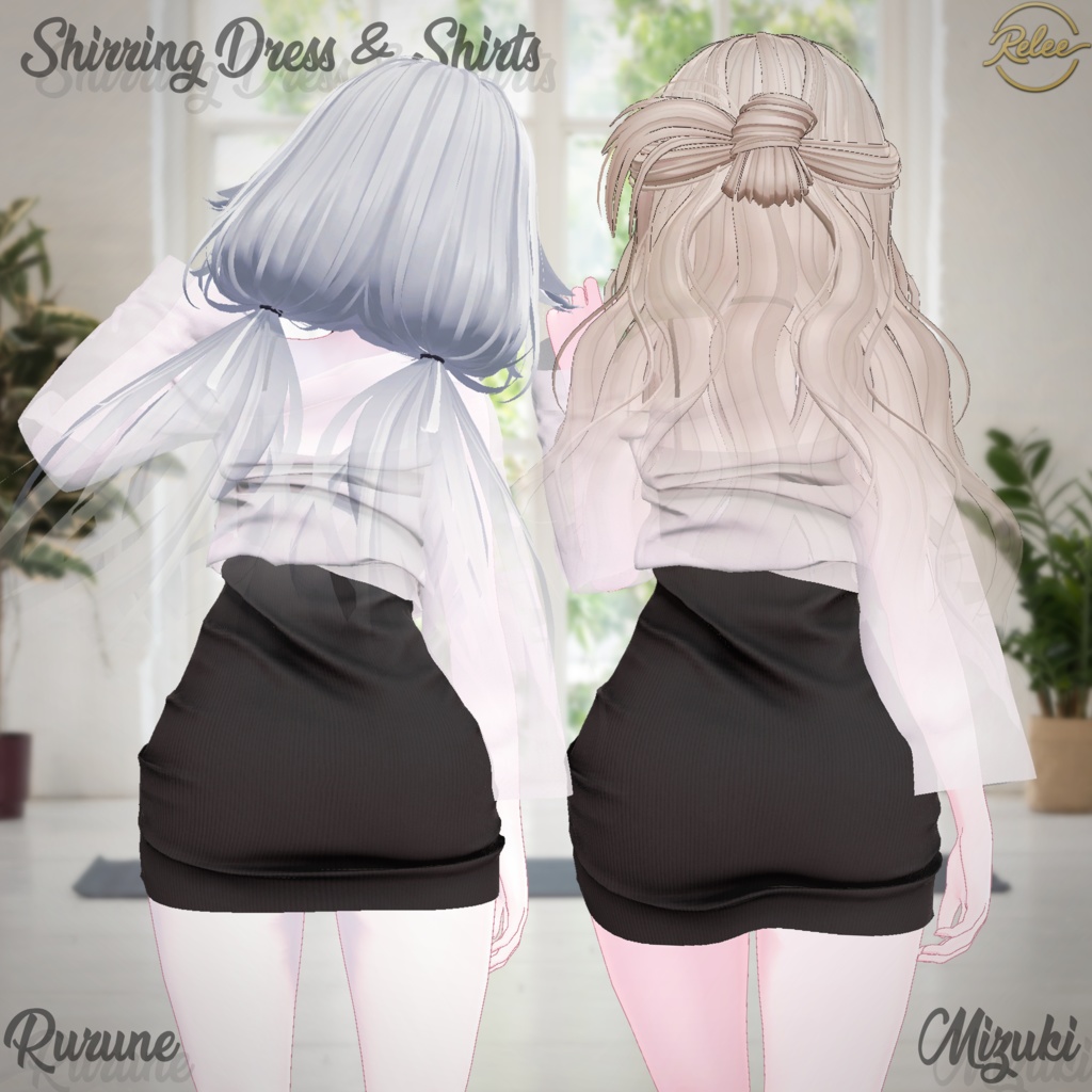 ✨GOLDEN WEEK SALE✨【Mizuki, Rurune update】【PB】『Shirring_Dress&Shirts』【14 Avatars】