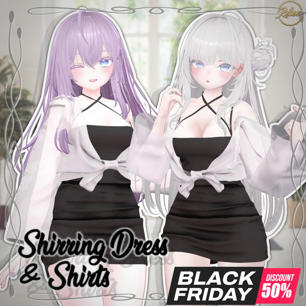 【Mizuki, Rurune update】【PB】『Shirring_Dress&Shirts』【14 Avatars】