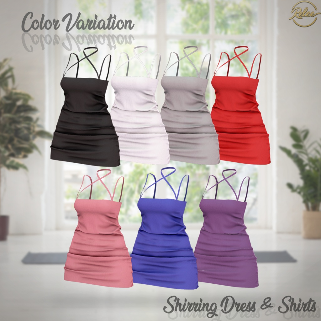 ✨GOLDEN WEEK SALE✨【Mizuki, Rurune update】【PB】『Shirring_Dress&Shirts』【14 Avatars】