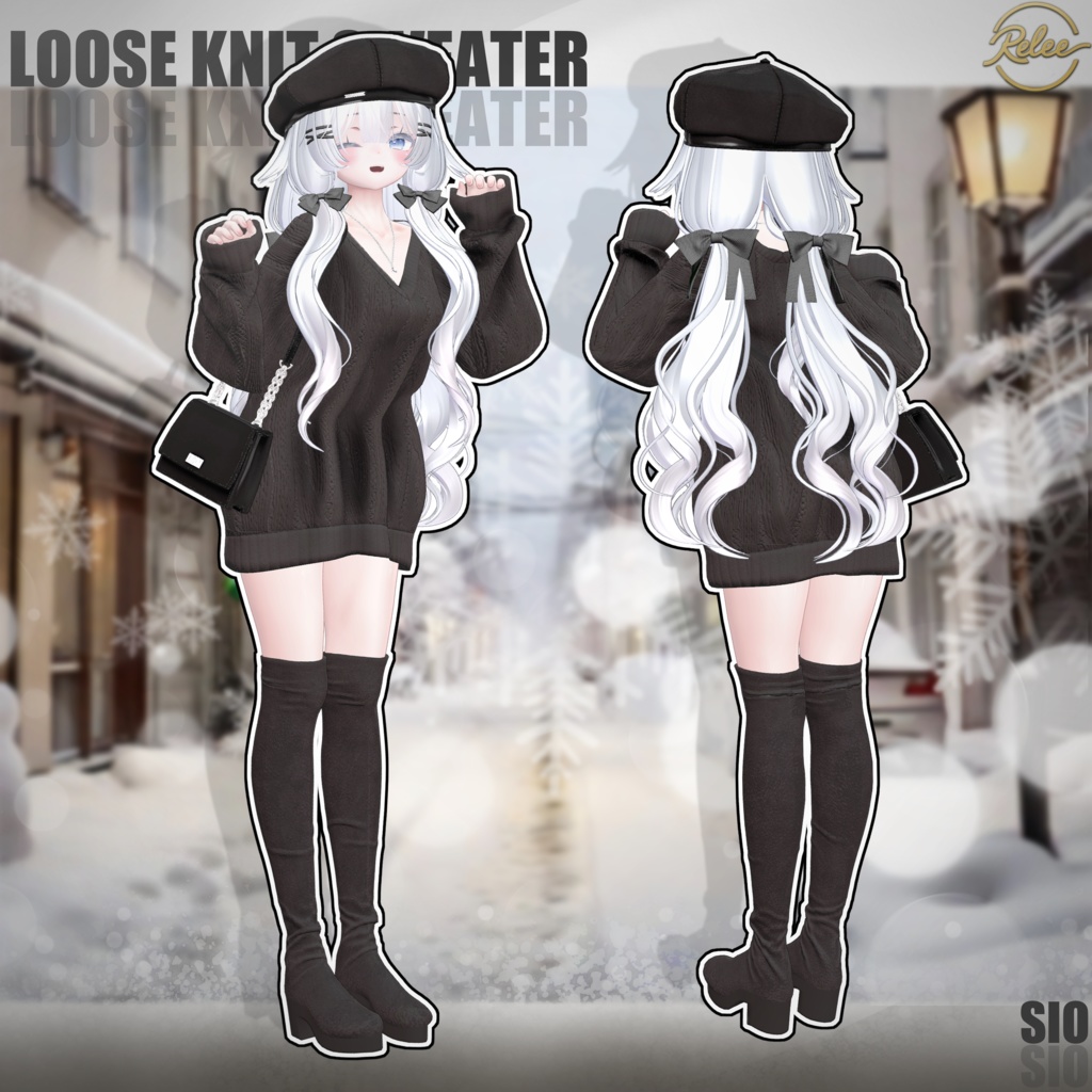 【Chocolat update】【PB】『Loose Knit Sweater』【12 Avatars】