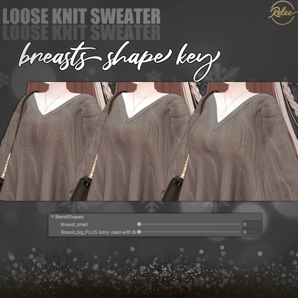 【Chocolat update】【PB】『Loose Knit Sweater』【12 Avatars】