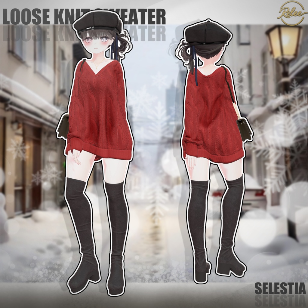 【Chocolat update】【PB】『Loose Knit Sweater』【12 Avatars】