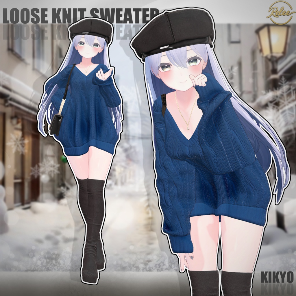【Chocolat update】【PB】『Loose Knit Sweater』【12 Avatars】