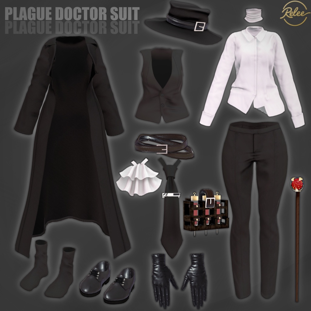 【PB】『Plague Doctor Suit』【6 Avatars】