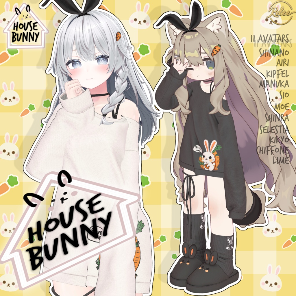 【8000 THX SALE】【PB】『House Bunny🐰』【11 Avatars】