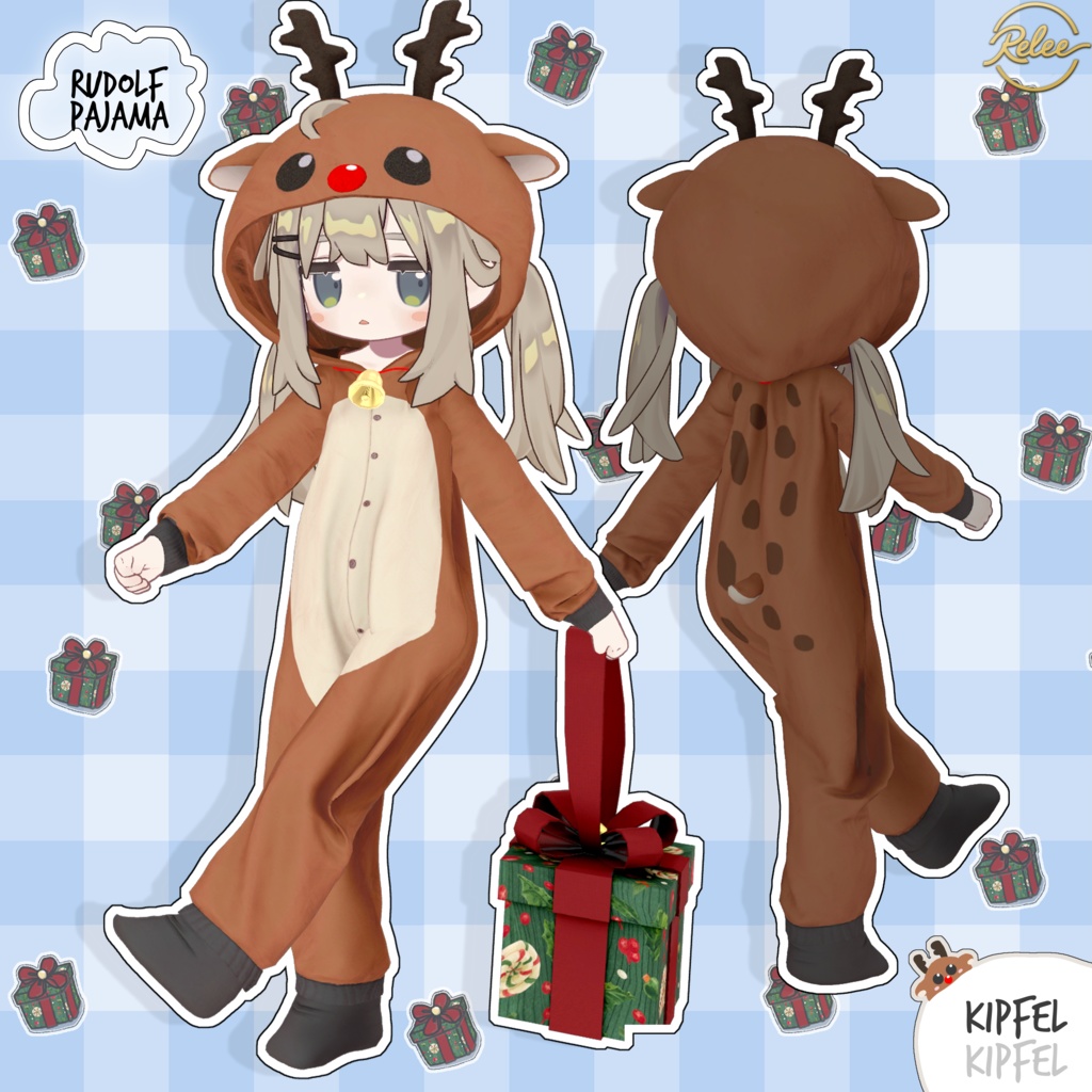 【Chocolat update】【PB】『Flying Squirrel & Rudolf Pajamas🐹』【12 Avatars】