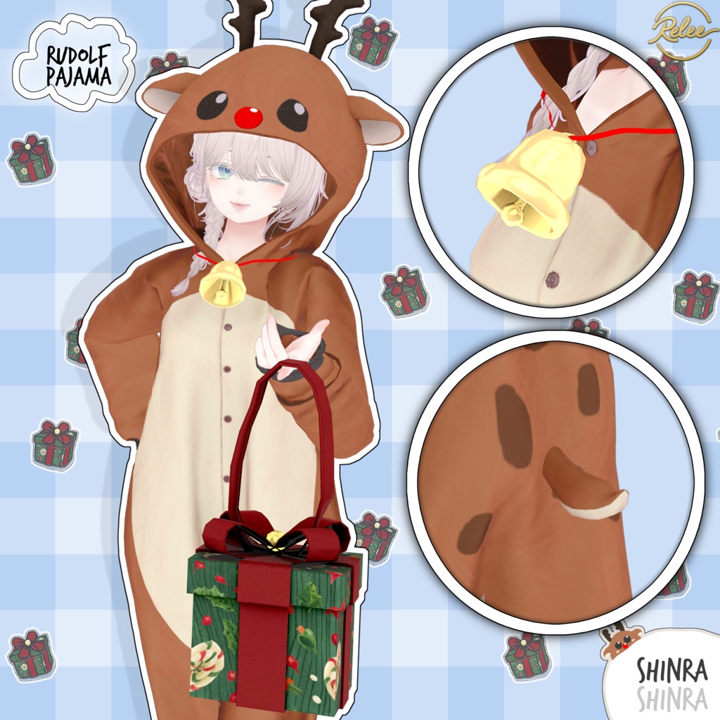 【Chocolat update】【PB】『Flying Squirrel & Rudolf Pajamas🐹』【12 Avatars】