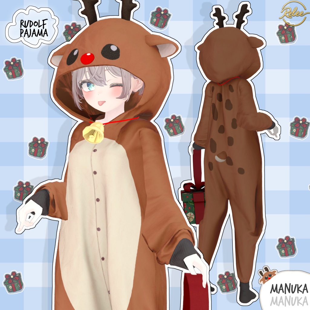 【Chocolat update】【PB】『Flying Squirrel & Rudolf Pajamas🐹』【12 Avatars】