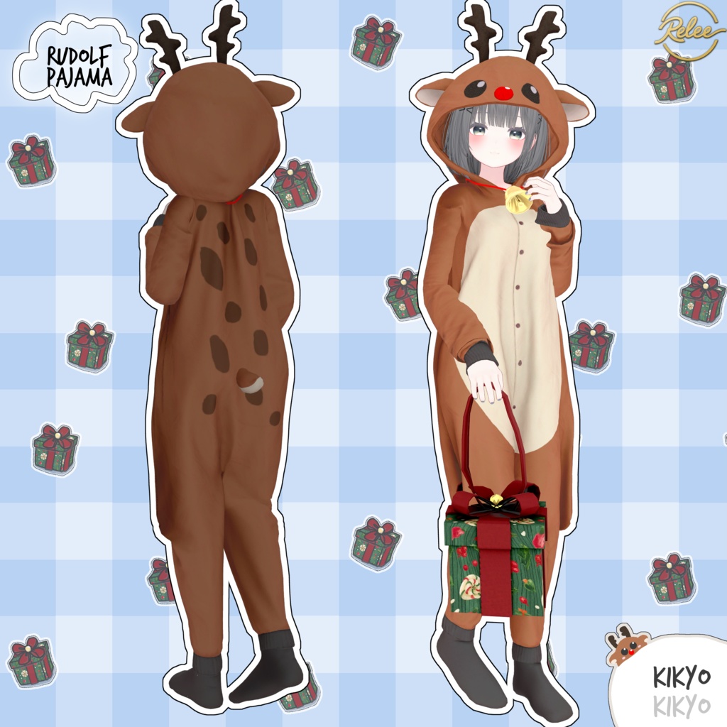 【Chocolat update】【PB】『Flying Squirrel & Rudolf Pajamas🐹』【12 Avatars】