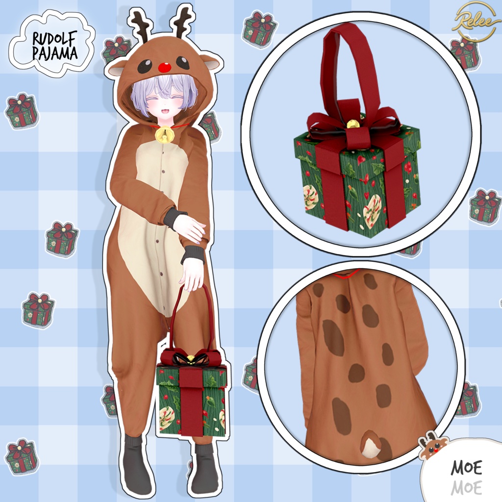 【Chocolat update】【PB】『Flying Squirrel & Rudolf Pajamas🐹』【12 Avatars】