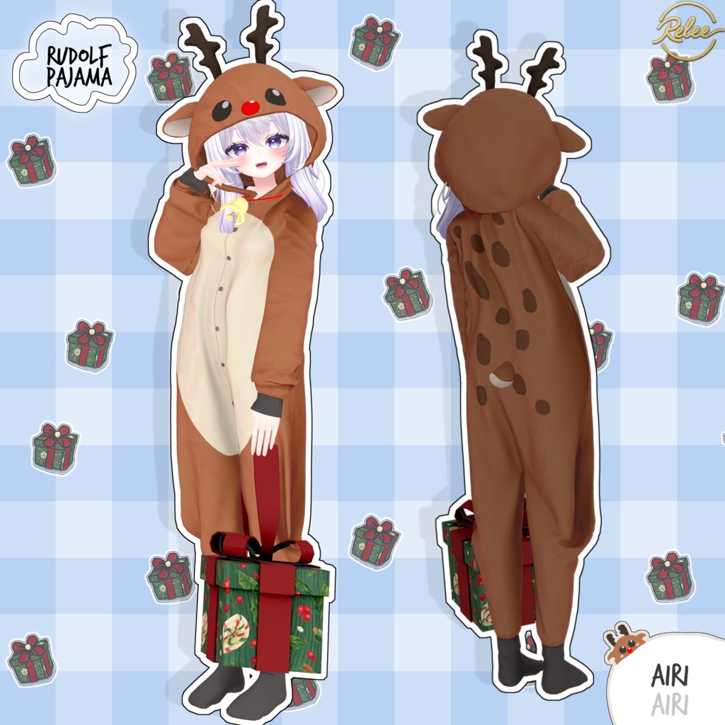 【Chocolat update】【PB】『Flying Squirrel & Rudolf Pajamas🐹』【12 Avatars】