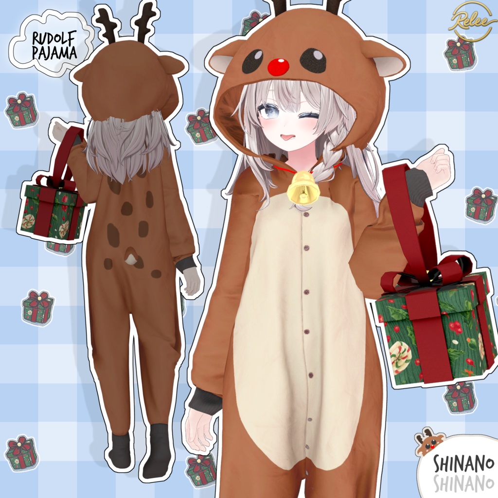 【Chocolat update】【PB】『Flying Squirrel & Rudolf Pajamas🐹』【12 Avatars】