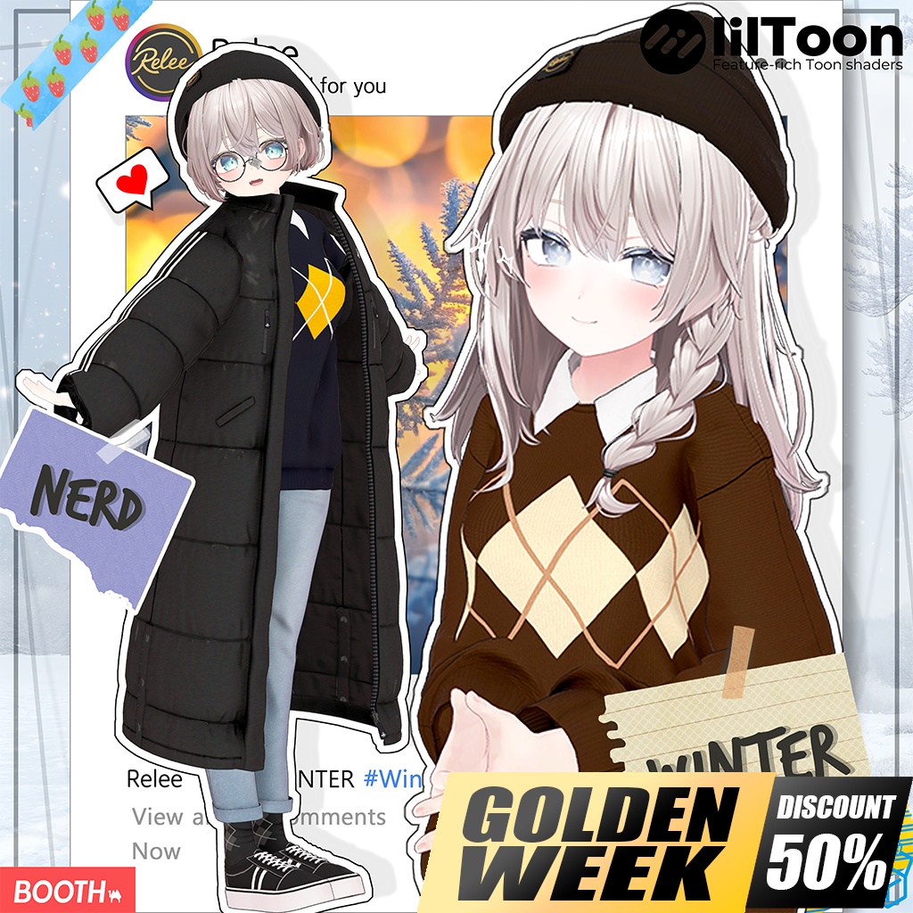 【Plum  update】【PB】『Nerd Winter』【13 Avatars】