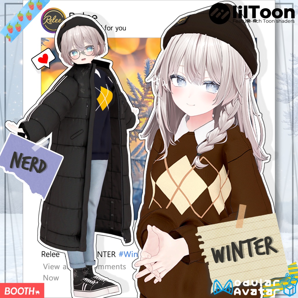 ✨OPEN SALE✨【PB】『Nerd Winter』【11 Avatars】