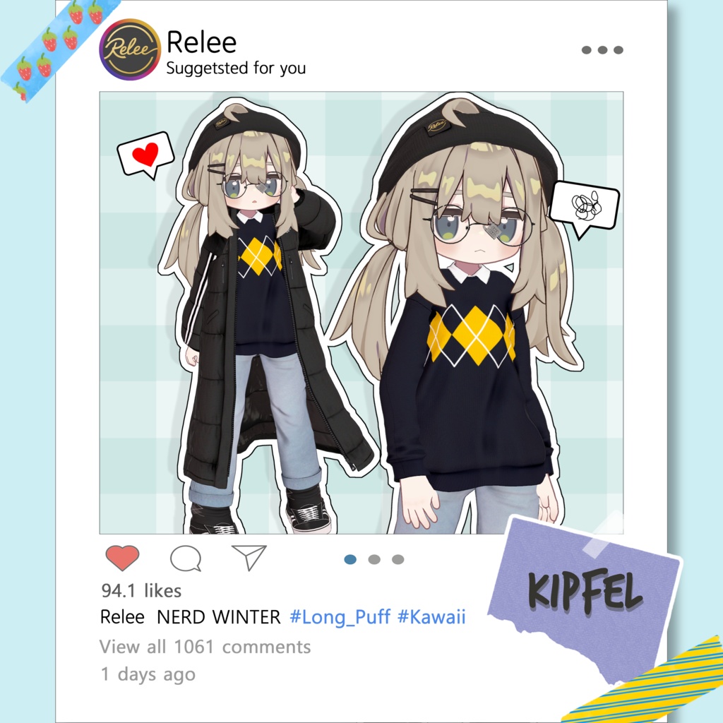 【Chocolat  update】【PB】『Nerd Winter』【12 Avatars】